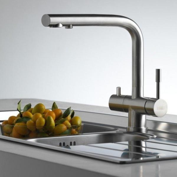 Baterie pentru bucătărie Franke Atlas Clear O singură pârghie / pivotantă / Oțel inoxidabil / Inox photo 3 Baterie pentru bucătărie Franke Atlas Clear O singură pârghie / pivotantă / Oțel inoxidabil / Inox photo 3