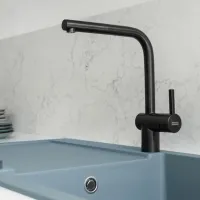 Baterie pentru bucătărie Franke Atlas Neo Extractabil O singură pârghie / pivotantă / Alamă / Black photo 3