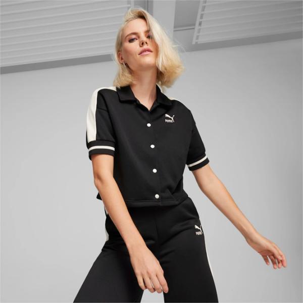 Hanorac pentru femei Puma T7 For The Fanbase Jacket Primăvară - vară / Black photo 2