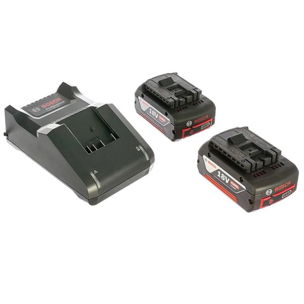 Комплект из аккумулятора и зарядного устройства Bosch B1600A019S0  Li-Ion / 4 Ач / 18 V photo 2 Комплект из аккумулятора и зарядного устройства Bosch B1600A019S0  Li-Ion / 4 Ач / 18 V photo 2