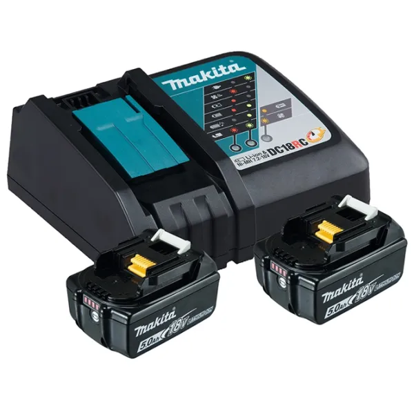 Комплект из аккумулятора и зарядного устройства Makita 197570-9 Li-Ion / 5 Ач / 18 V photo 1