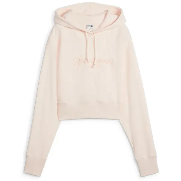 Толстовка для женщин Puma Classics+ Relaxed Cropped Hoodie Всесезонные / Розовый photo 1 Толстовка для женщин Puma Classics+ Relaxed Cropped Hoodie Всесезонные / Розовый photo 1