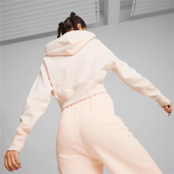 Толстовка для женщин Puma Classics+ Relaxed Cropped Hoodie Всесезонные / Розовый photo 4 Толстовка для женщин Puma Classics+ Relaxed Cropped Hoodie Всесезонные / Розовый photo 4