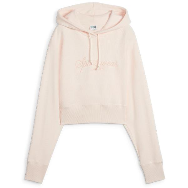 Hanorac pentru femei Puma Classics+ Relaxed Cropped Hoodie All-season / Pink photo 1 Hanorac pentru femei Puma Classics+ Relaxed Cropped Hoodie All-season / Pink photo 1