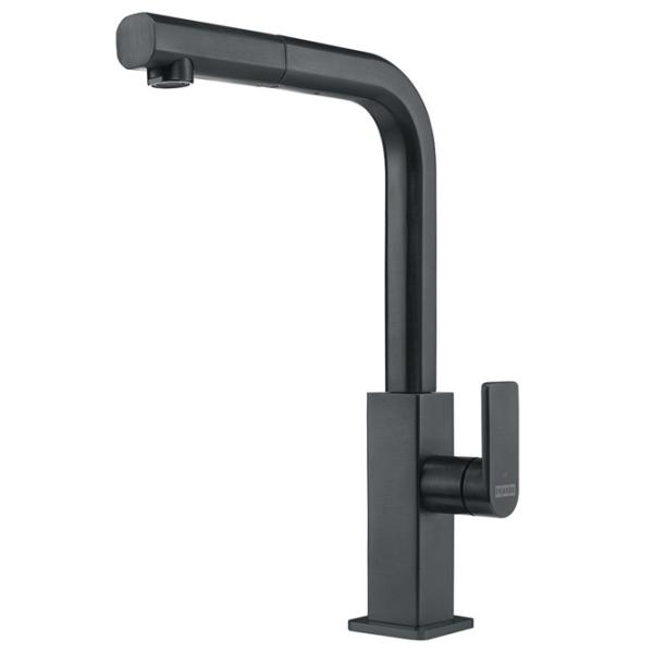 Смеситель для кухни Franke Mythos Extractabil Industrial Oднорычажный / поворотный / Нержавеющая сталь / Черный photo 1 Смеситель для кухни Franke Mythos Extractabil Industrial Oднорычажный / поворотный / Нержавеющая сталь / Черный photo 1