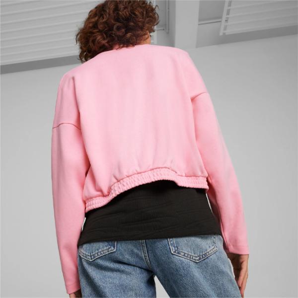 Hanorac pentru femei Puma Ferrari Style Crew|Hoddie Wmn Toamnă - iarnă / Pink photo 4