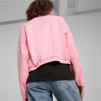 Hanorac pentru femei Puma Ferrari Style Crew|Hoddie Wmn Toamnă - iarnă / Pink photo 4
