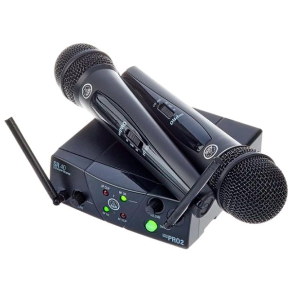 Microfon AKG WMS40 Mini Dual Vocal Set Black photo 2