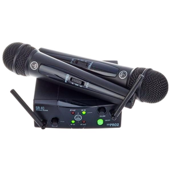Microfon AKG WMS40 Mini Dual Vocal Set Black photo 3