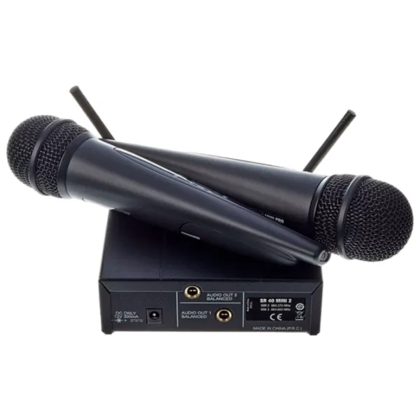 Microfon AKG WMS40 Mini Dual Vocal Set Black photo 5