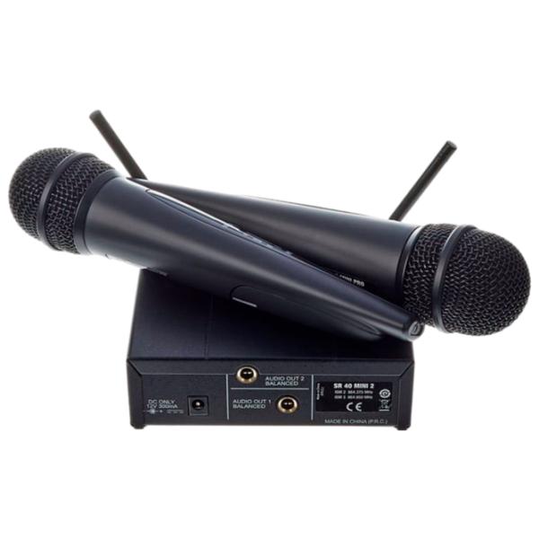 Microfon AKG WMS40 Mini Dual Vocal Set Black photo 5