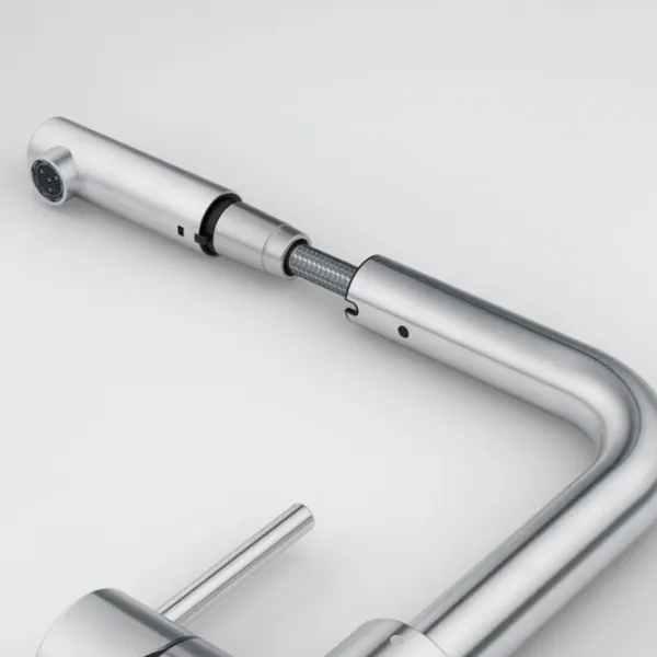 Смеситель для кухни Franke Smart Glenda Extractor Oднорычажный / гибкий / Латунь / Нержавеющая сталь photo 4
