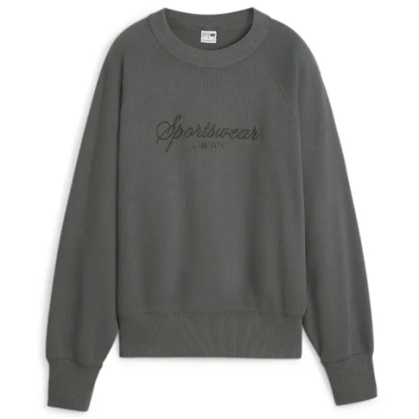 Hanorac pentru femei Puma Classics+ Relaxed Crew All-season / Gray photo 1