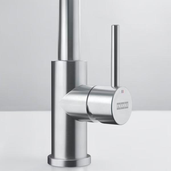 Baterie pentru bucătărie Franke Smart Glenda O singură pârghie / pivotantă / Alamă / Inox photo 3