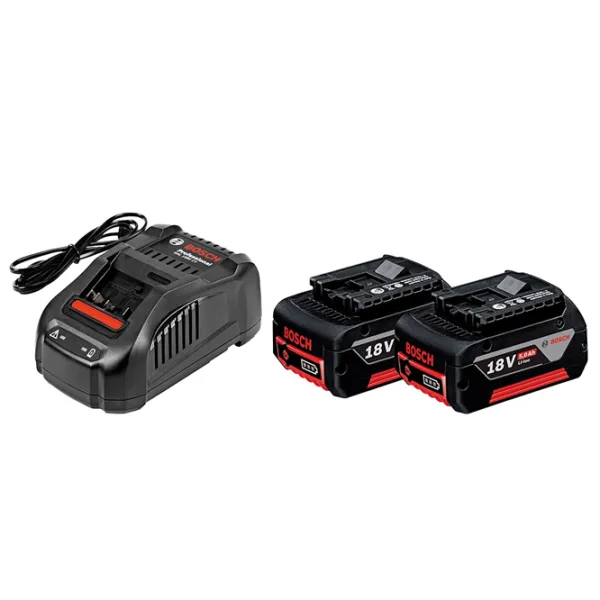 Комплект из аккумулятора и зарядного устройства Bosch B1600A00B8J Li-Ion / 5 Ач / 18 V photo 1