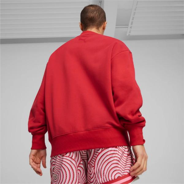 Hanorac pentru femei Puma Game Love Crew I Toamnă - iarnă / Red photo 4