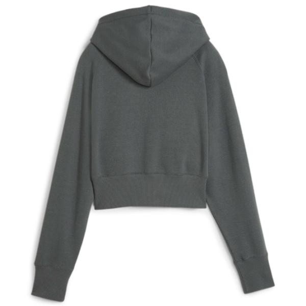 Hanorac pentru femei Puma Classics+ Relaxed Cropped Hoodie All-season / Gray photo 3
