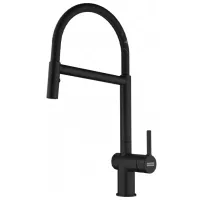 Baterie pentru bucătărie Franke Active Semi Pro O singură pârghie / Retractabil / Alamă / Black