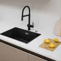 Смеситель для кухни Franke Active Semi Pro Oднорычажный / Bыдвижной / Латунь / Черный photo 2