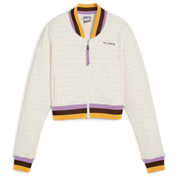 Hanorac pentru femei Puma Lemlem Fz Jacket All-season / White photo 1