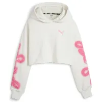 Толстовка для женщин Puma Game Love Heartbreak Hoodie Всесезонные / Белый