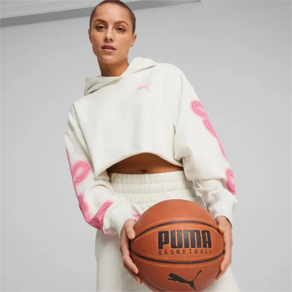 Hanorac pentru femei Puma Game Love Heartbreak Hoodie All-season / White photo 2