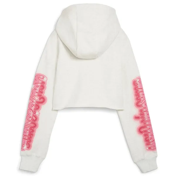 Hanorac pentru femei Puma Game Love Heartbreak Hoodie All-season / White photo 3