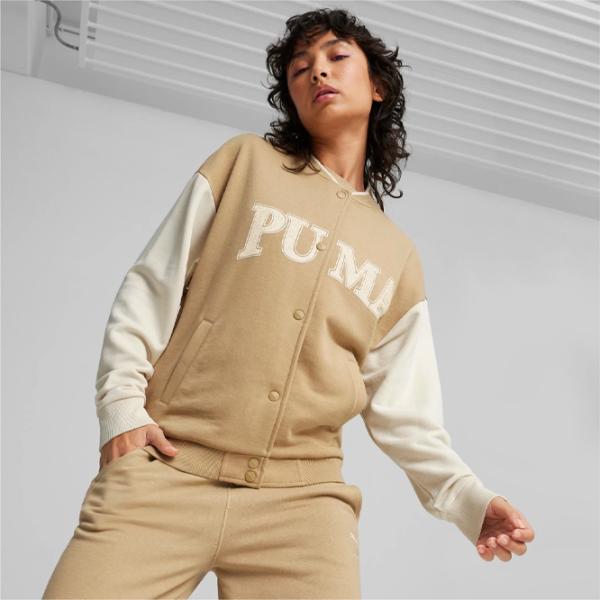 Толстовка для женщин Puma Squad Track Jacket Tr Всесезонные / Бежевый photo 3