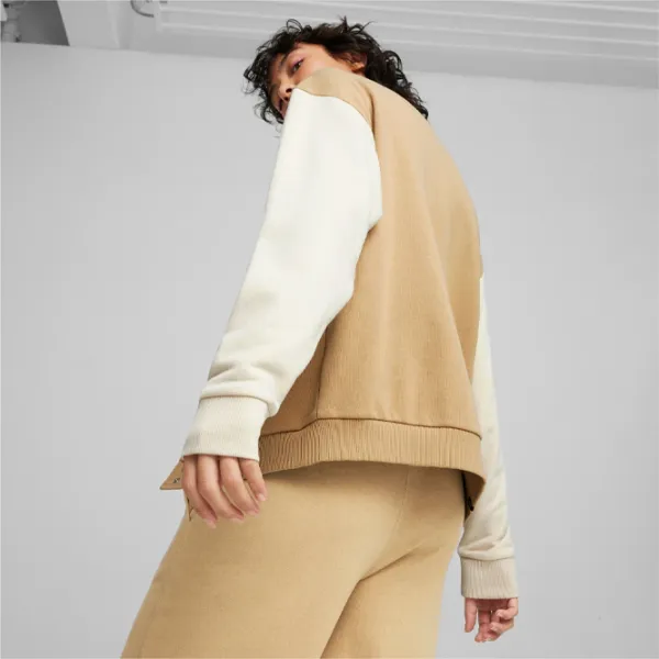Толстовка для женщин Puma Squad Track Jacket Tr Всесезонные / Бежевый photo 4