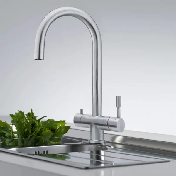 Baterie pentru bucătărie Franke Eos Clear O singură pârghie / pivotantă / Oțel inoxidabil / Inox photo 2