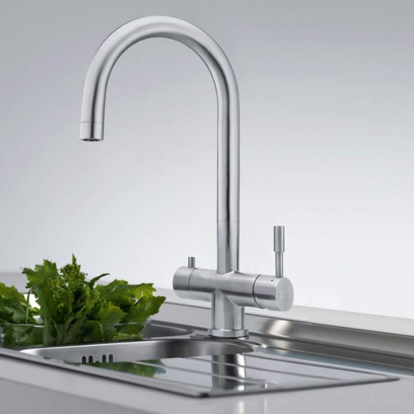 Baterie pentru bucătărie Franke Eos Clear O singură pârghie / pivotantă / Oțel inoxidabil / Inox photo 2