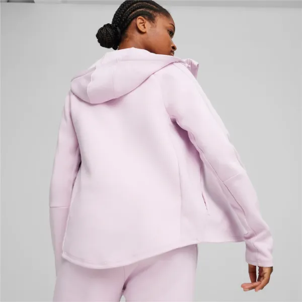 Hanorac pentru femei Puma Evostripe Fz Hoodie All-season / Pink photo 5 Hanorac pentru femei Puma Evostripe Fz Hoodie All-season / Pink photo 5