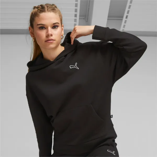 Hanorac pentru femei Puma Better Essentials Hoodie Tr Toamnă - iarnă / Black photo 3 Hanorac pentru femei Puma Better Essentials Hoodie Tr Toamnă - iarnă / Black photo 3