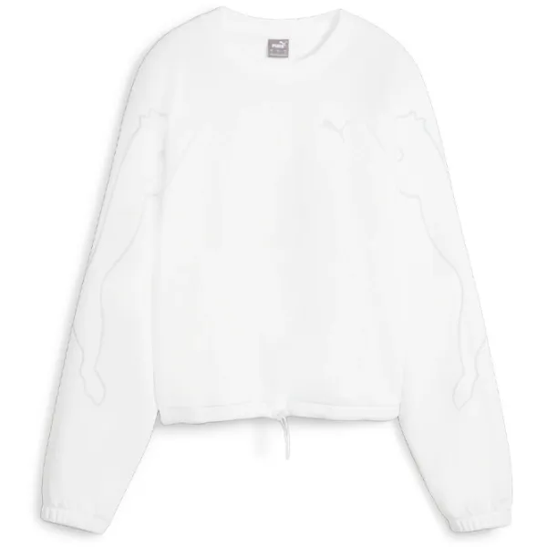 Hanorac pentru femei Puma Motion Crew Tr All-season / White photo 1 Hanorac pentru femei Puma Motion Crew Tr All-season / White photo 1
