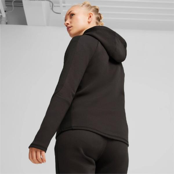 Hanorac pentru femei Puma Evostripe Fz Hoodie Toamnă - iarnă / Black photo 4