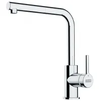 Baterie pentru bucătărie Franke Lina L Extractor O singură pârghie / pivotantă / Alamă / Crom