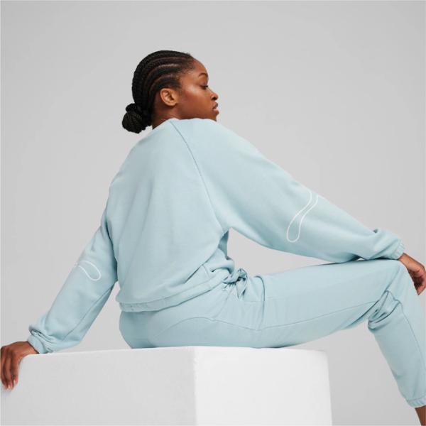 Толстовка для женщин Puma Motion Crew Tr Осень - Зима / Бирюзовый photo 4 Толстовка для женщин Puma Motion Crew Tr Осень - Зима / Бирюзовый photo 4