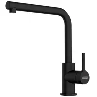 Baterie pentru bucătărie Franke Lina L Extractor O singură pârghie / pivotantă / Alamă / Black