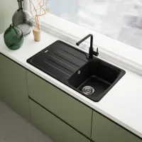 Смеситель для кухни Franke Lina L Extractor Oднорычажный / поворотный / Латунь / Черный photo 2