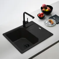 Смеситель для кухни Franke Lina L Extractor Oднорычажный / поворотный / Латунь / Черный photo 4