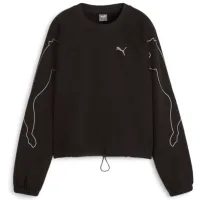 Hanorac pentru femei Puma Motion Crew Tr Toamnă - iarnă / Black