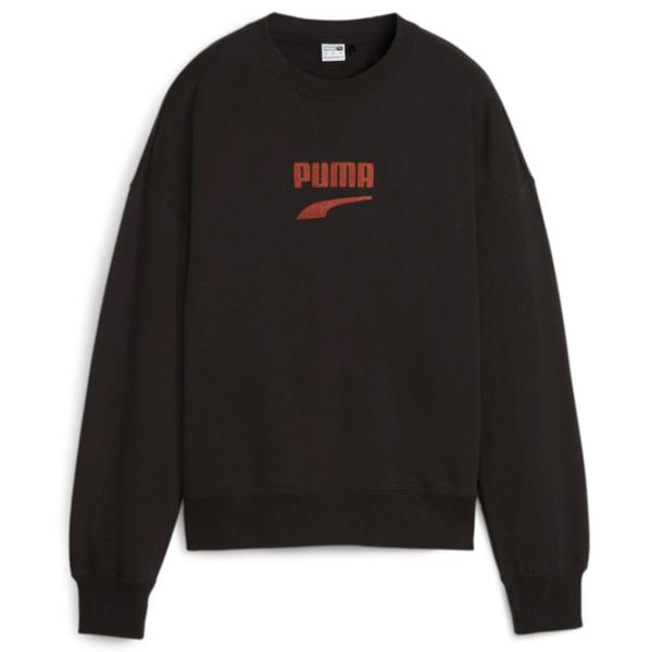 Толстовка для женщин Puma Downtown Oversized Crew Tr Всесезонные / Черный photo 1