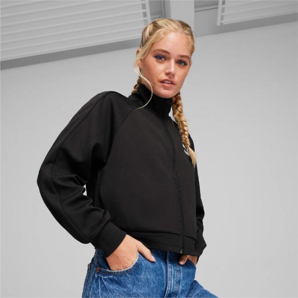 Толстовка для женщин Puma T7 Track Jacket Dk Осень - Зима / Черный photo 2
