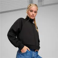 Толстовка для женщин Puma T7 Track Jacket Dk Осень - Зима / Черный photo 2