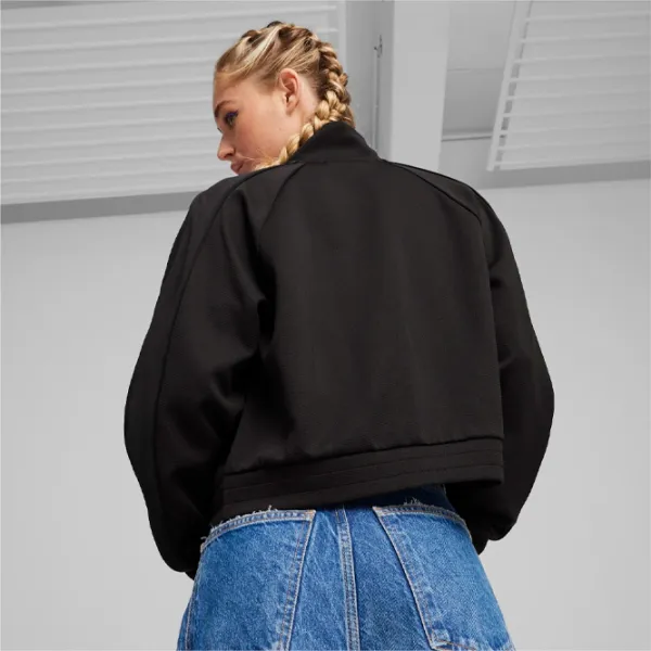 Толстовка для женщин Puma T7 Track Jacket Dk Осень - Зима / Черный photo 4