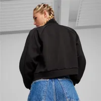 Толстовка для женщин Puma T7 Track Jacket Dk Осень - Зима / Черный photo 4