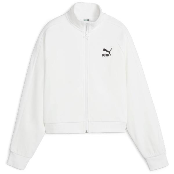 Толстовка для женщин Puma T7 Track Jacket Dk Осень - Зима / Белый photo 1