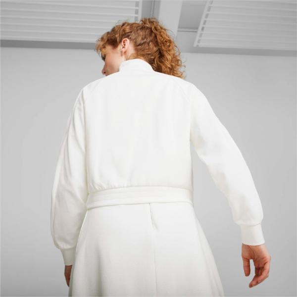Толстовка для женщин Puma T7 Track Jacket Dk Осень - Зима / Белый photo 4