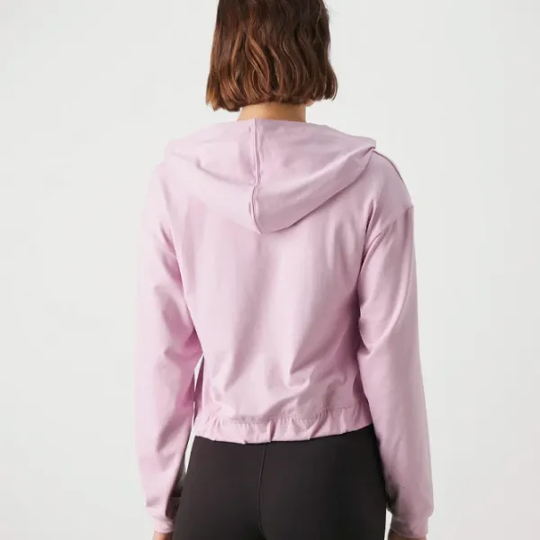 Hanorac pentru femei Puma Studio Foundations Hoody All-season / Pink photo 4 Hanorac pentru femei Puma Studio Foundations Hoody All-season / Pink photo 4