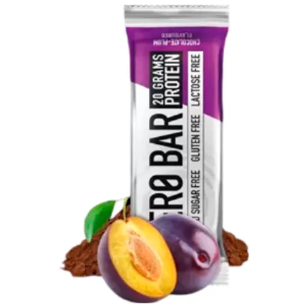 Batoane proteice BioTechUSA Zero Bar Prună cu ciocolată (5999076223657) 50 g photo 2